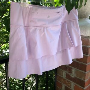 SOLD Blush pink and Teal green Athleta skort M